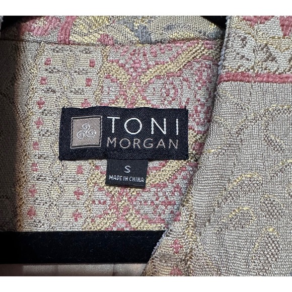 Vintage Toni Morgan Tapestry‎ Blazer Small Eclectic Maximalism Baroque Jacket - Picture 2 of 4